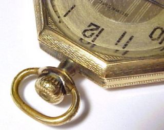 Supreme Langendorf Antique Pocket Watch 15 Jewels 12S Gold Filled as
