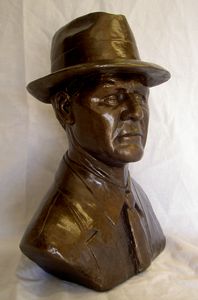 1989 Dallas Cowboys Tom Landry Hall of Fame Sculpture