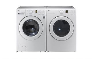 LG Washer Gas Dryer Set Deal WM2140CW DLG2141W