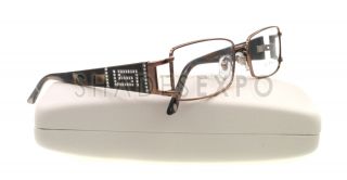 New Versace Eyeglasses ve 1163B Brown 1013 50mm VE1163