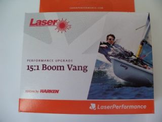 This is the Lasser class legal upgrade boom vang kit. gives you 151