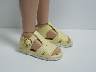 Yellow Darling Sandals Doll Shoes for Raven Wren Lark♥