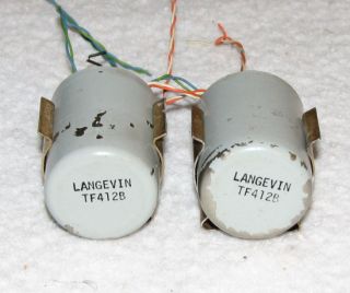 Two Langevin 412B Input Transformers TF 412 B