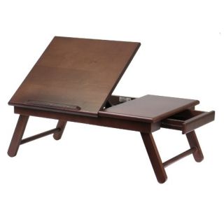 Wood Lap Desk/work station Adjustable top Drawer for storage Antique