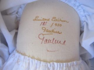 Pauline Bjonnes Jacobsen Laurie 21 Porcelain Limited Edition Doll