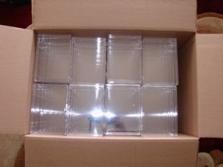Clear Plastic Display Boxes Case Showcase 48 Large