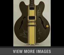 Autographed Blink 182 Epiphone Guitar Signed by The Band