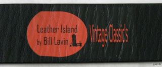 Bill Lavin Leather Island Belt Black Croco 32 $115