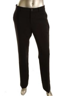 Ralph Lauren New Camaron Black Slim Stretch Straight Leg Trouser Pants