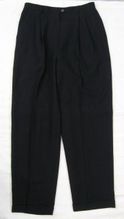Ralph Lauren Pants Black Size 14 Fully Lined Wool Perfect