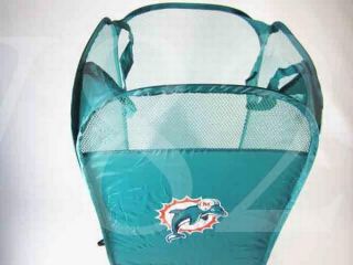 NFL Miami Dolphins Pop Up Laundry Bag Hamper