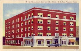 1952 New Hotel Lawrence Lawrenceville Illinois