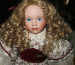 1993 Wendy Lawton Porcelain Cloth Doll Marked 1926FA