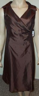 Le BOS New Brown Dress Sz 16W M1