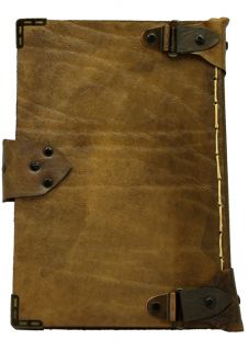 and Mary Brown Leather Bound Journal Notebook Diary Sketchbook