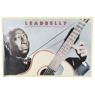 RARE Leadbelly Poster Vintage Pomegranate