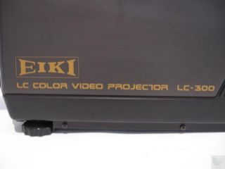 EIKI LC 300 LC Color Video LCD Projector 25 300x Zoom