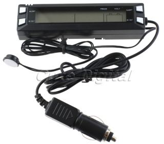 Battery Monitor Car Alarm LCD Temperature Thermometer