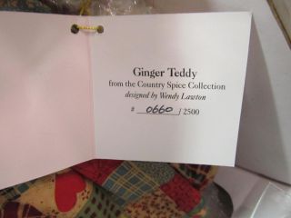 Lawtons Gallery Ginger Teddy by Wendy Lawton Limited Edition Doll
