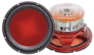Legacy Car Stereo LW1557D New 15 Red Series DVC Subwoofer 1400W