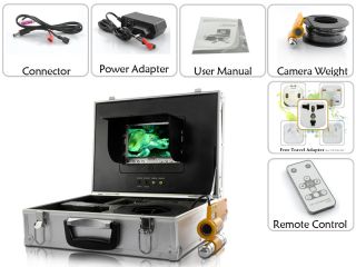 Underwater Camera Full Set with LCD Screen Case Fish Finder