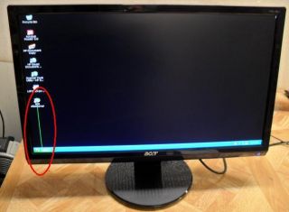 Acer P215H 21 5 22 Widescreen LCD Monitor Black