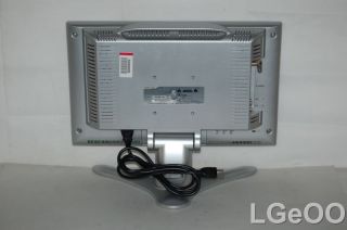 Vizio L13E 13 Silver LCD Monitor w TV Tuner Speakers