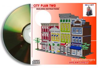 Town Plan Instructions on CD Custom Lego 10218 10224 town disney main