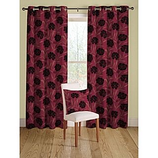 Cappella curtain range in ruby   
