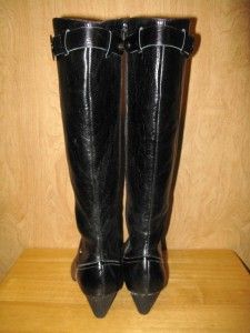 New $225 Shane and Shawn Womens Leatrice Tall Leather Boots 8 5 39