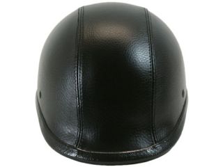 Leather Polo Motorcycle Half Helmet Goggle Novelty L