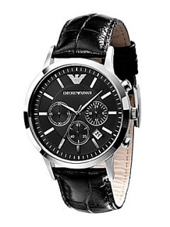 Emporio Armani AR2447 Gents Leather strapped watch   