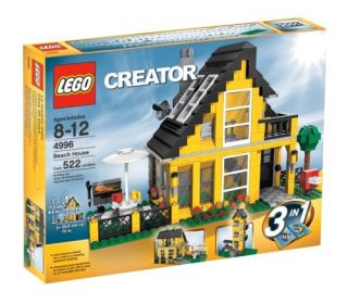 Lego Creator 4996 3 in 1 Beach House 522 Pieces New SEALED