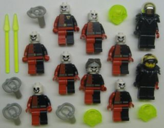 10 Lego Aliens Minifig Lot Figures Space Martians Ufos Underwater Ogel