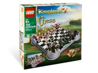 LEGO Kindoms Chess Set mini Figures + Castle Game Board New Gift X