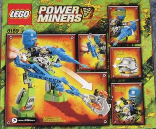 New Factory SEALED Lego Power Miners Magma Mech 8189