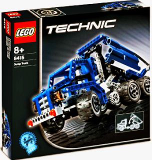 This LEGO Technic 8415 Dump Truck/Street Sweeper is a product in the