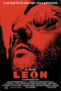 Leon The Professional Movie Poster Red