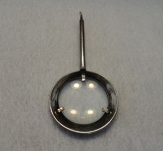 Vintage ~ Leonore Doskow Handmade Sterling Silver Magnifying Glass