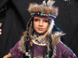 Porcelain Native American Indian Princess Leslie