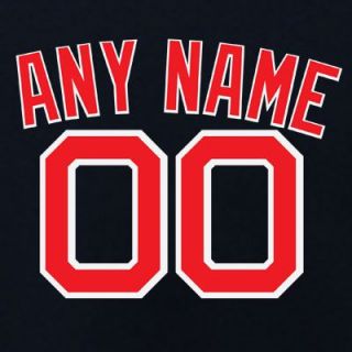 Boston Red Sox Authentic Alternate Navy Jersey Lettering Kit Any Name