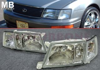 Depo 95 97 Lexus LS400 Headlight Corner Light Clear Direct Fit
