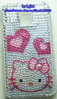 New Hello Kitty Bling Case Cover for LG Optimus 2X G2X P990 2