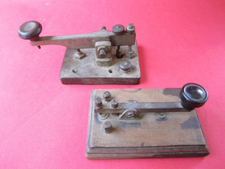 Antique Telegraph Key Morse Code Tappers Levenson Radio Sydney
