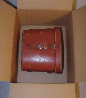 Vintage LICHTER Coated 8x40 Field 7° No. 2601 BINOCULARS in leather