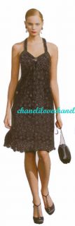 Chanel 08A $5K Black Lesage Camellia Suit Dress 38 New