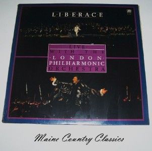 Liberace Live w London Philharmonic ORCH New SEALED LP