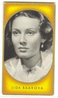 Lída Baarová 61 Czech German Beauty Actress 1930s 40s