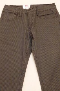 Boys Levis 510 Super Skinny Jeans 5 Pocket Pinstripe 26x26 sz12 Rtl $