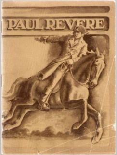 MUTUAL LIFE INSURANCE CO. BOOK Paul Revere Issue #128 Vintage pb 1930
